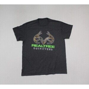 RealTree Men Gray Outfitter Short Sleeve Size Small